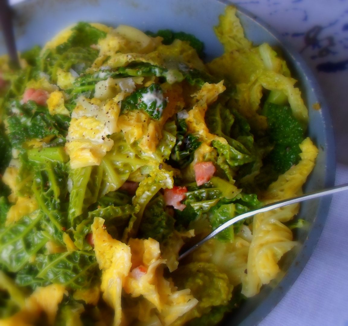 Cabbage with Pancetta and Cream The English Kitchen